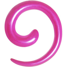 Load image into Gallery viewer, 4G Hyacinth Pink Metallic Pearl Acrylic Spiral Taper