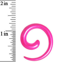 Load image into Gallery viewer, 4G Hyacinth Pink Metallic Pearl Acrylic Spiral Taper