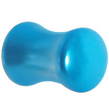 Load image into Gallery viewer, 2G Azure Blue Metallic Pearl Acrylic Saddle Plug