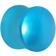 Load image into Gallery viewer, 9/16 Azure Blue Metallic Pearl Acrylic Saddle Plug