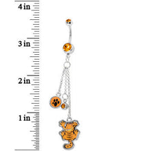 Load image into Gallery viewer, Licensed Cat Paws Garfield Belly Ring