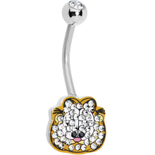 Load image into Gallery viewer, Sparkling Gem Garfield Belly Ring