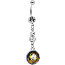 Load image into Gallery viewer, Chain Dangle Expression Garfield Belly Ring