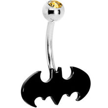 Load image into Gallery viewer, Stainless Steel Batman Belly Ring
