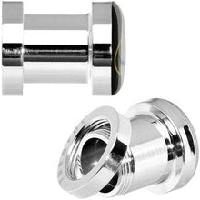 Load image into Gallery viewer, 2G Stainless Steel Batman Logo Screw Fit Plug Set