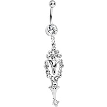 Load image into Gallery viewer, Courtly Grace Belly Ring