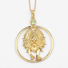 Load image into Gallery viewer, 0.24 Carat Genuine Peridot .925 Sterling Silver Pendant