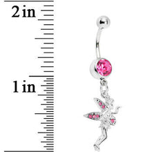 Load image into Gallery viewer, Pink Gem Wishful Fairy Belly Ring
