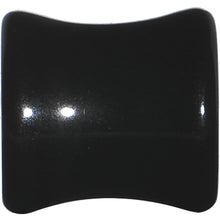 Load image into Gallery viewer, 00G Natural Black Obsidian Saddle Plug Set