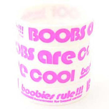 Load image into Gallery viewer, White Pink Boobs are Cool Awareness for Breast Cancer Bracelet