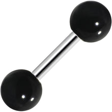 将图片加载到图库查看器,Black Acrylic Ball Cartilage Tragus Barbell
