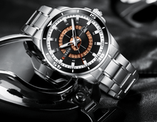 将图片加载到图库查看器,Men's Modern Sports Waterproof Watch Luxury Unique Design Fluorescent Hands Perfect Gift