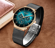 Load image into Gallery viewer, Men's Elegant Watch With Stainless Steel Straps And Chronometers For Day And Date Display Unique Design Perfect Gift For Man And Women