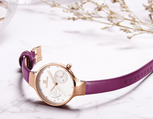 Load image into Gallery viewer, Elegant Women's Analog Quartz Watch With Leather Belt Waterproof Wristwatch Excellent Design Perfect Gift