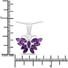 Load image into Gallery viewer, 1.65 Carat Genuine Amethyst .925 Sterling Silver Pendant