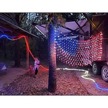 将图片加载到图库查看器,420 LED American Advanced Flag String Lights