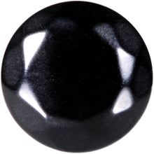 Load image into Gallery viewer, 00G Black Agate Semi Precious Stone Saddle Plug Set