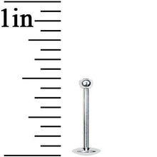 Load image into Gallery viewer, 16G 3/8 Internally Threaded 2.5mm Gem Ball Labret