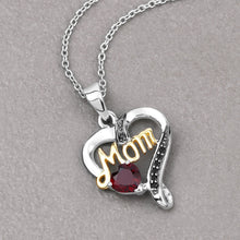 Load image into Gallery viewer, 0.55 Carat Genuine Garnet and Black Spinel .925 Sterling Silver Pendant