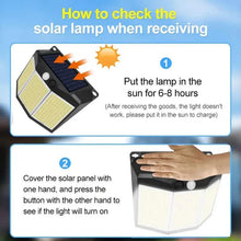 Load image into Gallery viewer, 432 LED Solar Garden Wall Lights
