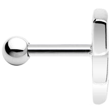 Load image into Gallery viewer, Silver 925 Lightning Bolt Cartilage Tragus Earring