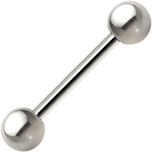 Load image into Gallery viewer, 14G Grade 23 Solid Titanium Barbell 9/16 5mm