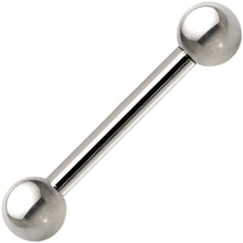 将图片加载到图库查看器,14G Grade 23 Solid Titanium Barbell 1/2 4mm