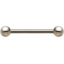 Load image into Gallery viewer, 16G Grade 23 Solid Titanium Barbell 1/2 3mm