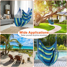 将图片加载到图库查看器,440lbs Hanging Hammock with 2 Pillows