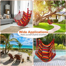 将图片加载到图库查看器,440lbs Hanging Hammock with 2 Pillows