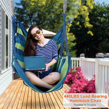 将图片加载到图库查看器,440lbs Hanging Hammock with 2 Pillows