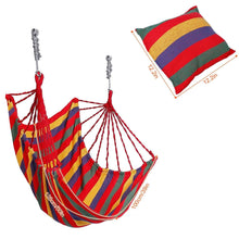 将图片加载到图库查看器,440lbs Hanging Hammock with 2 Pillows