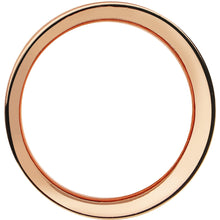 Load image into Gallery viewer, 9/16 Double Flare Rose Gold Plated Hollow Tunnel Plug