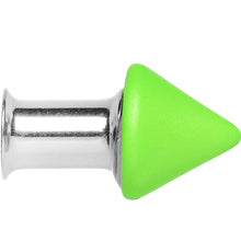 将图片加载到图库查看器,2G Green Neon Cone Stainless Steel Plug