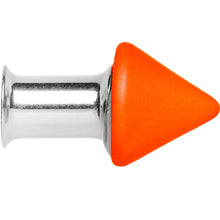 将图片加载到图库查看器,2G Orange Neon Cone Stainless Steel Plug