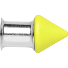 Load image into Gallery viewer, 0G Yellow Neon Cone Stainless Steel Plug