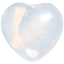 将图片加载到图库查看器,0G Natural Opalite Semi Precious Stone Heart Saddle Plug Set