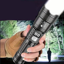 将图片加载到图库查看器,Ultra-Bright Tactical LED Flashlight – 3 Modes, USB Rechargeable, 600 Lumen, Outdoor, Hiking & Camping