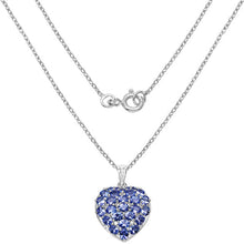 Load image into Gallery viewer, 3.96 Carat Genuine Tanzanite .925 Sterling Silver Pendant