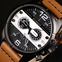 Load image into Gallery viewer, Men's Waterproof Retro Style Watch With Excellent Background, Chronometers Large Numbers Perfect Gift