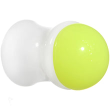 将图片加载到图库查看器,0G White Neon Yellow Acrylic Saddle Plug
