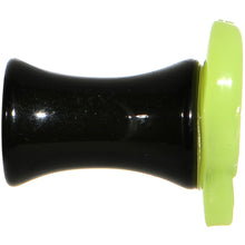将图片加载到图库查看器,4G Acrylic Neon Yellow Skull Saddle Plug