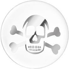 将图片加载到图库查看器,7/8 Clear Acrylic Skull Crossbones Saddle Plug