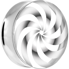 Load image into Gallery viewer, 24mm Clear Acrylic Pinwheel Saddle Plug