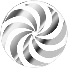 Load image into Gallery viewer, 28mm Clear Acrylic Pinwheel Saddle Plug