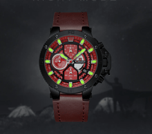 将图片加载到图库查看器,Men's Casual Waterproof Watch With Chronometers And Fluorescent Hands Excellent Design Perfect Gift