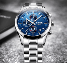 Load image into Gallery viewer, Men's Waterproof Watch With Chronometers And Date Display Unique Design Perfect Gift