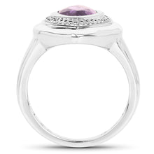 Load image into Gallery viewer, 2.00 Carat Genuine Amethyst .925 Sterling Silver Ring