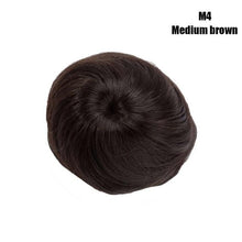 Load image into Gallery viewer, 45g Hair Bun Women Chignon Synthetic Hair Extension Donut Chignon Roller Hairpieces Fake Hair Bun Drawstring Ponytail Clip in Hair Extension For Volumized Hair Buns For Girls