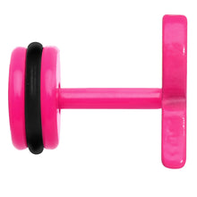将图片加载到图库查看器,Pink Neon Enamel Snipping Scissors Cheater Plug